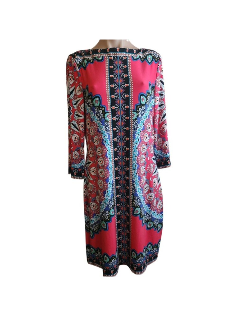 ECI NEW YORK Elegant Classy French Renaissance Paisley Dress Size 10